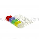 لامپ ال ای دی اوال 5 میلیمتر LED Diode Light Oval 5mm