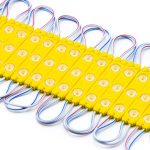 لامپ SMD اینجکشن ضد آب لنزدار زرد انبه ای