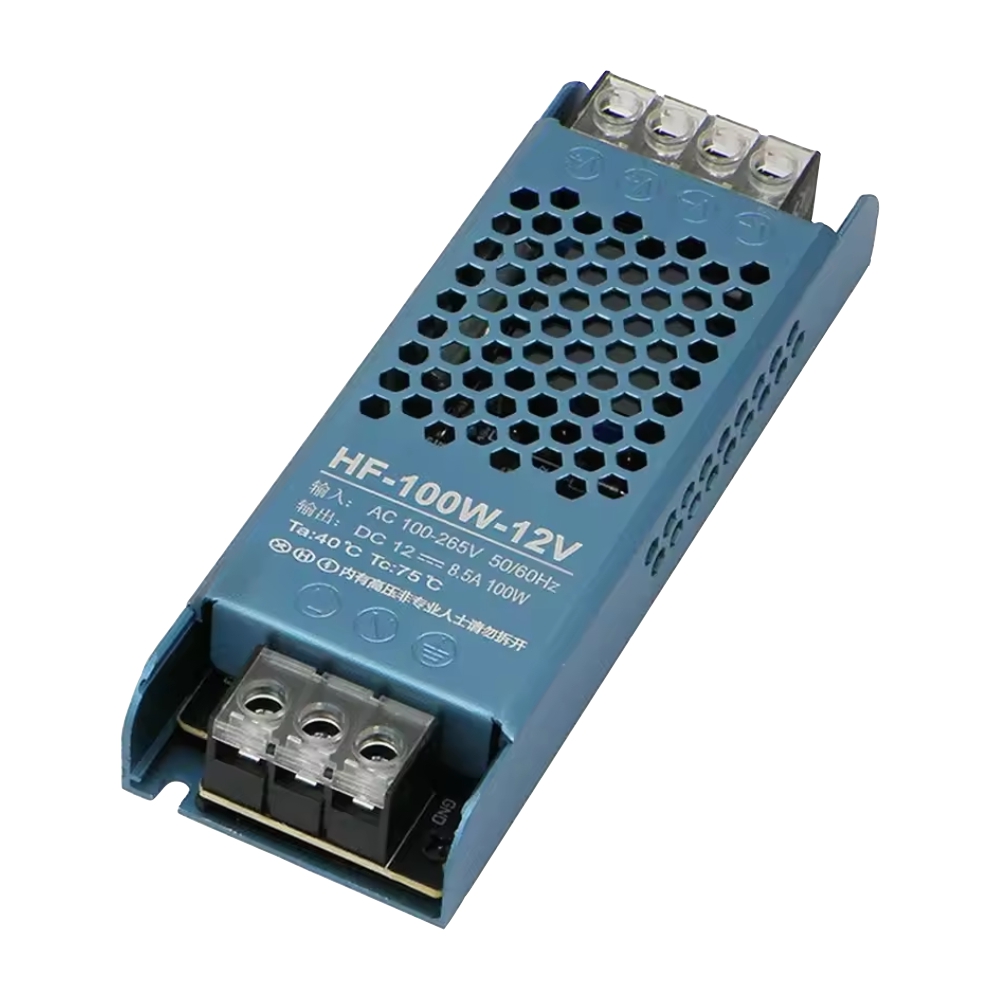 منبع تغذیه اسلیم ۱۲ ولت ۸ آمپر مناسب LED